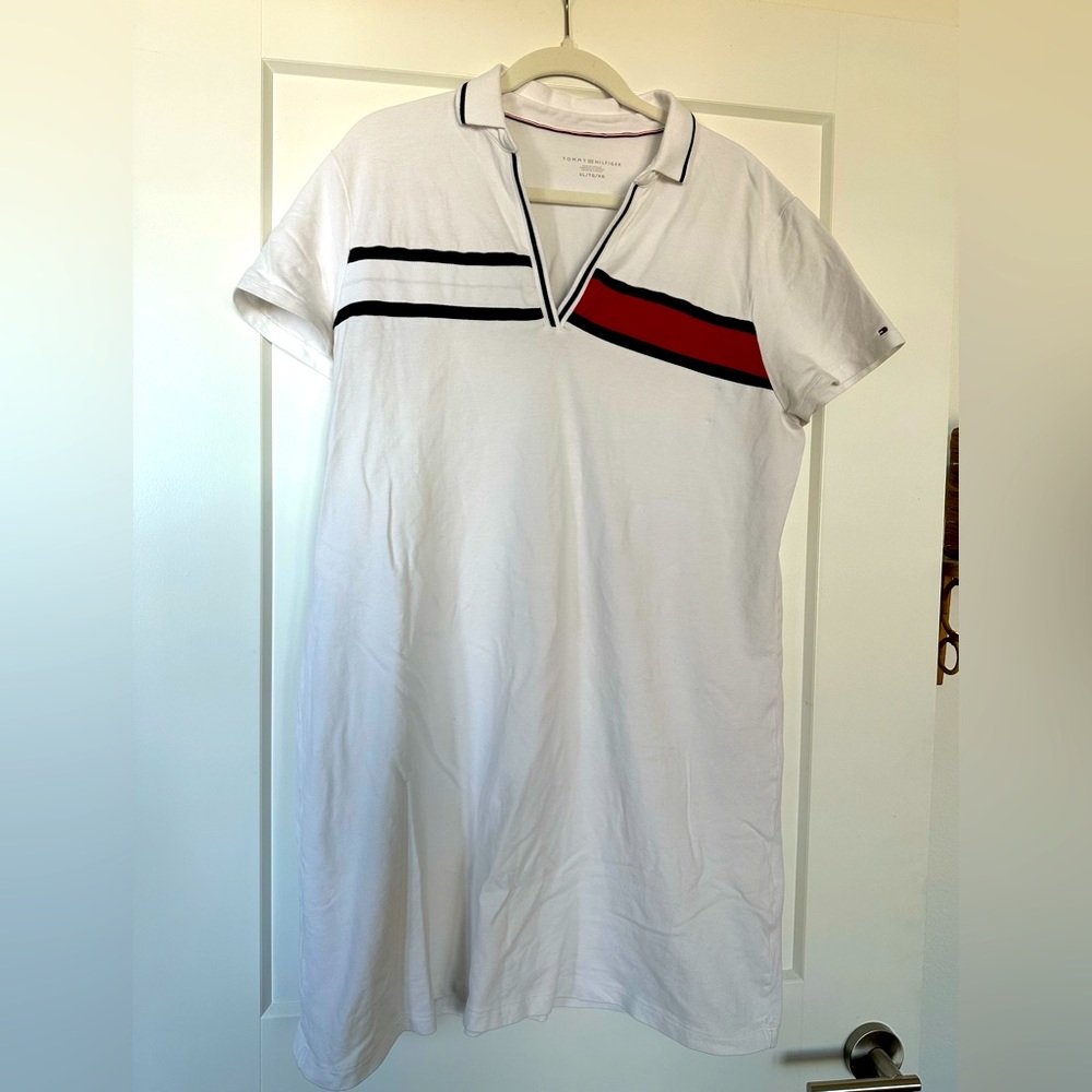 Tommy Hilfiger White Polo Dress Size XL